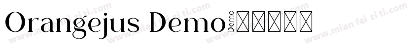 Orangejus Demo字体转换